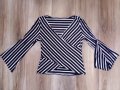 Ефектна дамска блуза - ликра, снимка 1 - Блузи с дълъг ръкав и пуловери - 40448579