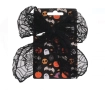 Halloween / Хелоуин шнола за коса с панделка от черен тюл с паяжина, 14 см_1255382, снимка 3