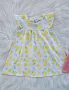 Детска рокля с лимони 18-24 месеца, снимка 1