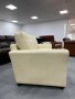 Кремав кожен диван двойка - 100 % естествена кожа, снимка 6