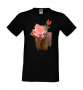 Мъжка тениска Flower Pig,Minecraft,Игра,Забавление,подарък,Изненада,Рожден Ден., снимка 2