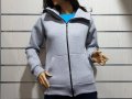 Нов дамски суичър с ЦИП и качулка в сив цвят, снимка 18