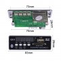 Mp3 плеър Bluetooth 5.0 модул за вграждане AIYIMA 12V Sd/Fm/USB/IR, снимка 7