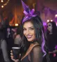 Halloween диадема с шапка на вещица и лилава коса - 14cm, снимка 3