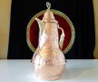Старинна медна кана,релеф,ислям. , снимка 4