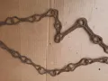 Стара верига за огнище от ковано желязо , здрава, снимка 3
