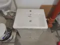 Мивка със шкаф за баня, снимка 1