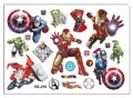 Avengers Отмъстителите Капитан Америка Хълк Айрън железния Tattoo татос татуировка временна детска , снимка 2