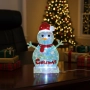 LED светещ снежен човек Merry Christmas, снимка 1