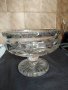 стара кристална купа,фруктиера арт деко-бохемия, снимка 3