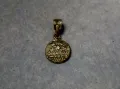 ЗВЕЗДАТА на ВЕРГИНА ДВУСТРАНЕН ПОЗЛАТЕН СРЕБЪРЕН ПЕНДАНТ СРЕБРО 925 с ЖЪЛТА ПОЗЛАТА АРТ РАБОТА 47750, снимка 8