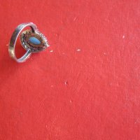 Уникален сребърен пръстен с камък, снимка 4 - Пръстени - 35017755