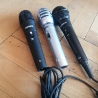 Три микрофона , снимка 1 - Микрофони - 42141691