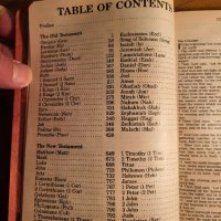 американска библия American Bible 834 стр. стария и новия завет -Кинг Джеймс, king james version, снимка 7 - Антикварни и старинни предмети - 40352746
