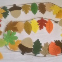 Гирлянд от есенни листа и есенни плодове, снимка 5 - Други - 30387376