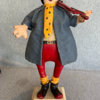стара играчка клоунът цигулар, снимка 1 - Антикварни и старинни предмети - 40461013