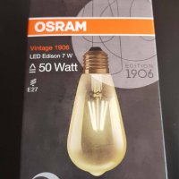 Крушка Osram LED Vintage Edition 1906/LED-Lamp 50W, снимка 4 - Крушки - 33756972