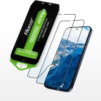 Flexklearglass® Хибриден стъклен протектор за Samsung Galaxy S24 5G комплект за автомат. инсталиране, снимка 1 - Фолия, протектори - 44200918