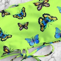 Бански Butterfly 4 Green - L размер, снимка 3 - Бански костюми - 31593461