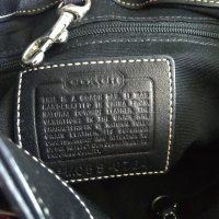 Дизайнерска дамска чанта "Coach"® / естествена кожа / genuine cowleader bag , снимка 8 - Чанти - 42604150