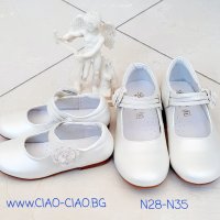 Бели Официални бебешки и детски обувки за Кръщене, снимка 13 - Бебешки обувки - 37684548