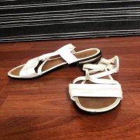 Дамски бели сандали от естествена кожа Sikel , снимка 3 - Сандали - 31873950