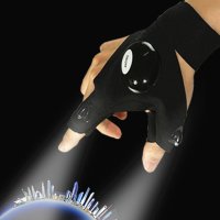 Светещи ръкавици с LED светлина , чифт ръкавици , ръкавици за рибари , ловджии , къмпинг, снимка 3 - Екипировка - 29196217