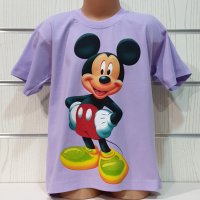 Нова детска тениска с дигитален печат Мики Маус, снимка 9 - Детски тениски и потници - 31691119