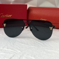 Cartier 2023 мъжки слънчеви очила авиатор унисекс дамски слънчеви очила , снимка 6 - Слънчеви и диоптрични очила - 42756966