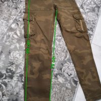 Superdry карго дамски/мъжки камуфлажни панталони, XS, снимка 7 - Панталони - 38648952