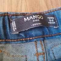 Дънки Mango 5-6 год. , снимка 4 - Детски панталони и дънки - 42539207