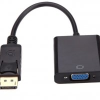 Кабел DP към VGA, FULL HD адаптер, Display Port, снимка 2 - Кабели и адаптери - 31379897