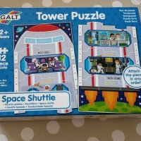 Нова играчка Galt пъзел кула космическа совалка 12 части за деца 2+ години, снимка 4 - Образователни игри - 42058591