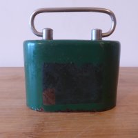 Метална касичка ДСК тъмно зелена, снимка 1 - Антикварни и старинни предмети - 42798004