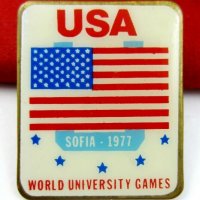 Студентски спорт-Студентски игри-САЩ-Американски значки, снимка 5 - Колекции - 35402942