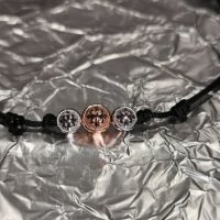 Дамски луксозен гердан Чокър от сребро и розово злато, снимка 6 - Колиета, медальони, синджири - 32114554