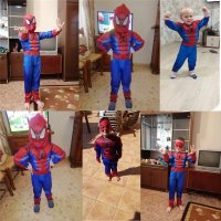 Спайдърмен костюм с мускули/Spider man costume, снимка 4 - Детски комплекти - 42539816