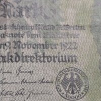Райх банкнота - 50 000 марки 1922 година Германия - за колекция - 18894, снимка 3 - Нумизматика и бонистика - 31186507