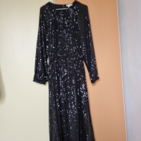 H&M нова пайетена рокля , снимка 1 - Рокли - 44765597