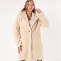 Бежаво зимно палто кодIM41B, снимка 1 - Палта, манта - 44242089