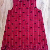 Червена Кокетна рокличка, снимка 4 - Детски рокли и поли - 30499483