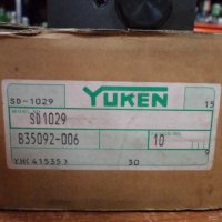 хидравличен клапан YUKEN SD-1029, снимка 2 - Резервни части за машини - 5750346