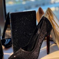 Обувки на ток - черни - MR1, снимка 2 - Дамски обувки на ток - 34641235