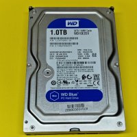 1TB 1000GB хард диск за видеонаблюдение DVR или PC тествани WD WD10EZEX, снимка 1 - Твърди дискове - 40344439