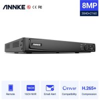 ANNKE 4K NVR POE 6TB N46PCK 16-КАНАЛЕН, снимка 1 - Комплекти за видеонаблюдение - 42608966