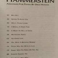 партитури  Rodgers & Hammerstein / Роджър и Хамерщайн, снимка 4 - Специализирана литература - 36492554