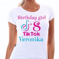 Детска тениска за рожден ден с име, снимка 1 - Детски тениски и потници - 32028336