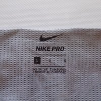 Тениска nike pro найк потник блуза оригинал спорт фитнес крос мъжка L, снимка 5 - Тениски - 40057922