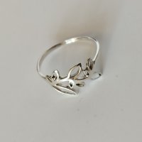 Дамски сребърни пръстени, снимка 3 - Пръстени - 38582943