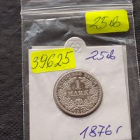 Сребърна монета 0.900 проба 1 марка 1876г. Германска империя Вилхелм първи 39625, снимка 12 - Нумизматика и бонистика - 42752295